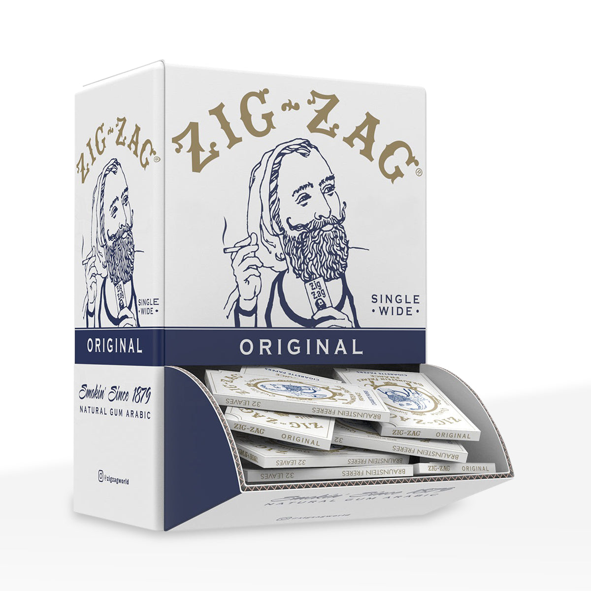 Zig Zag® | Wholesale Original White Rolling Papers | 70mm - White Paper - Various Counts