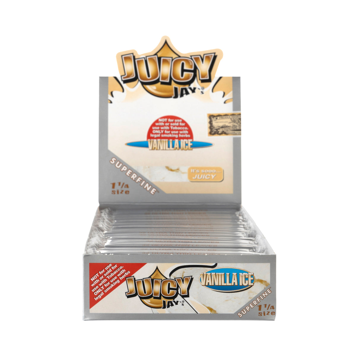 Juicy Jay's® | 1¼ Size Superfine™ Rolling Paper (Various Flavors) | 78mm - 24 Count