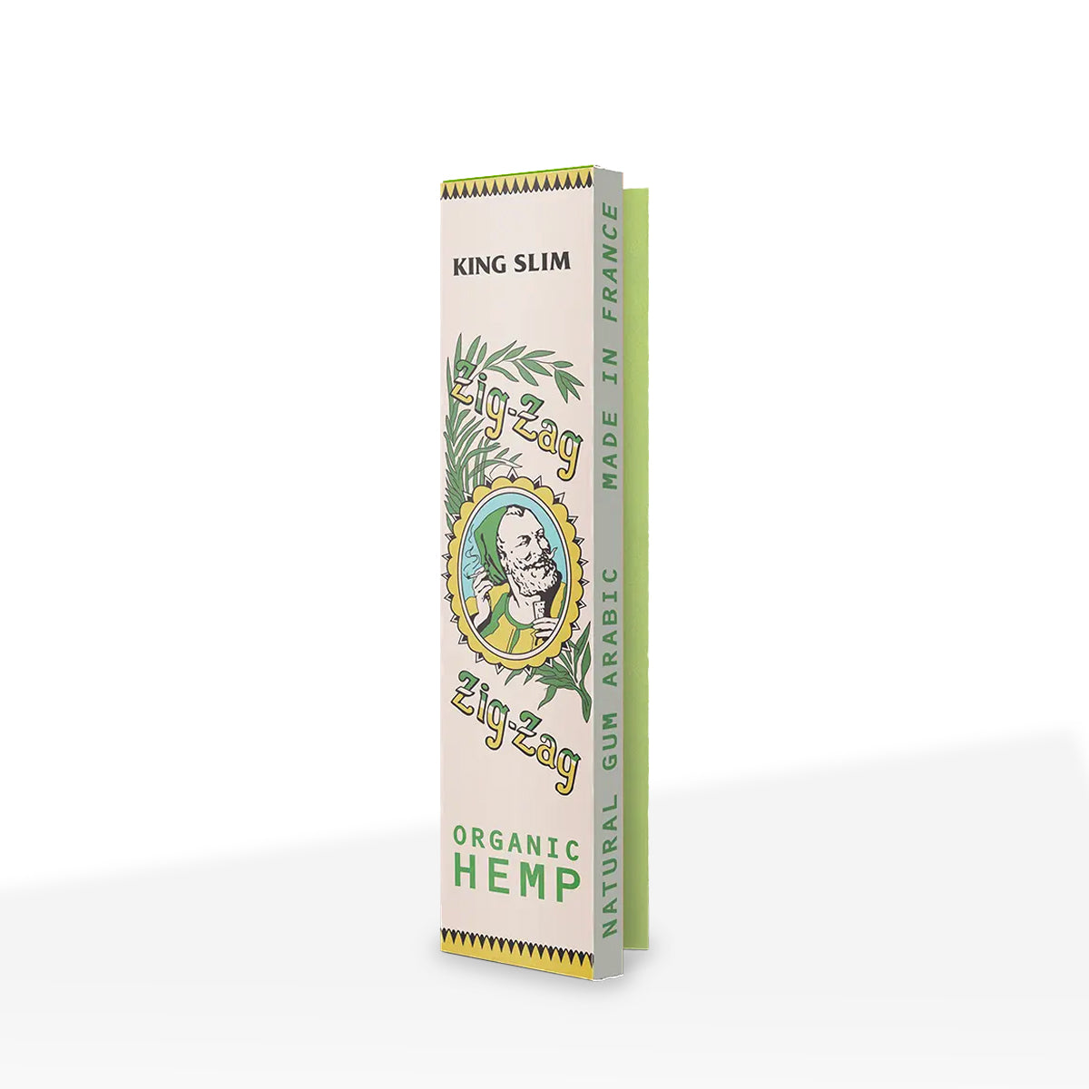 Zig-Zag® | Vintage King Slim Size Rolling Paper | 110mm - Organic Hemp - 24 Count - Biohazard Inc