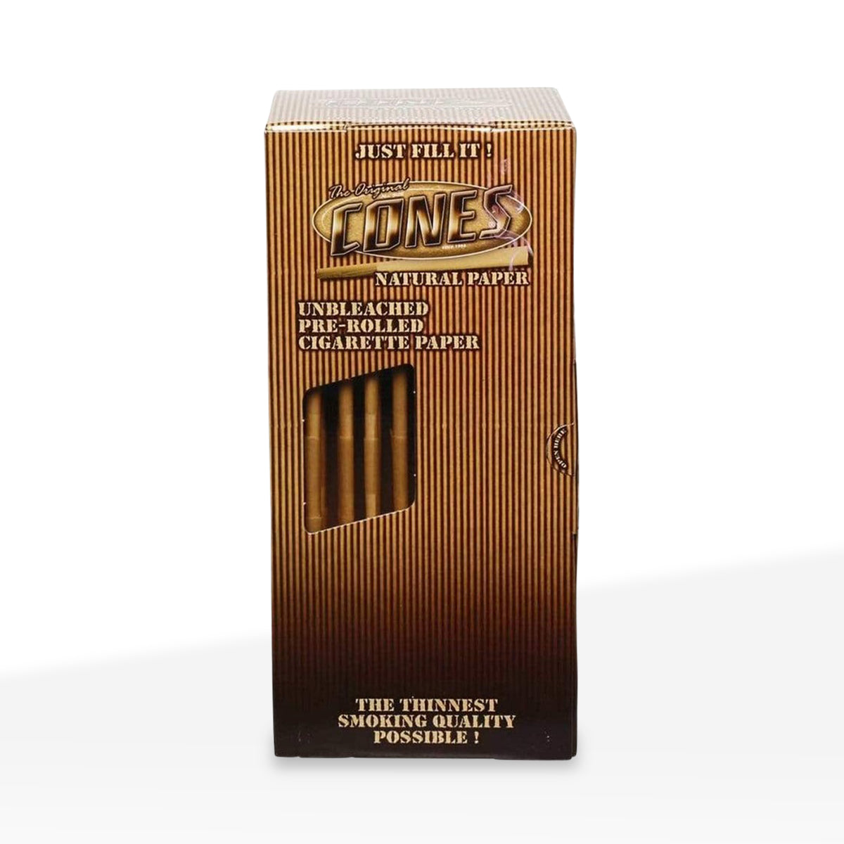 The Original Cones | King Size Pre-Rolled Cones | 110mm - Brown - 500 Count