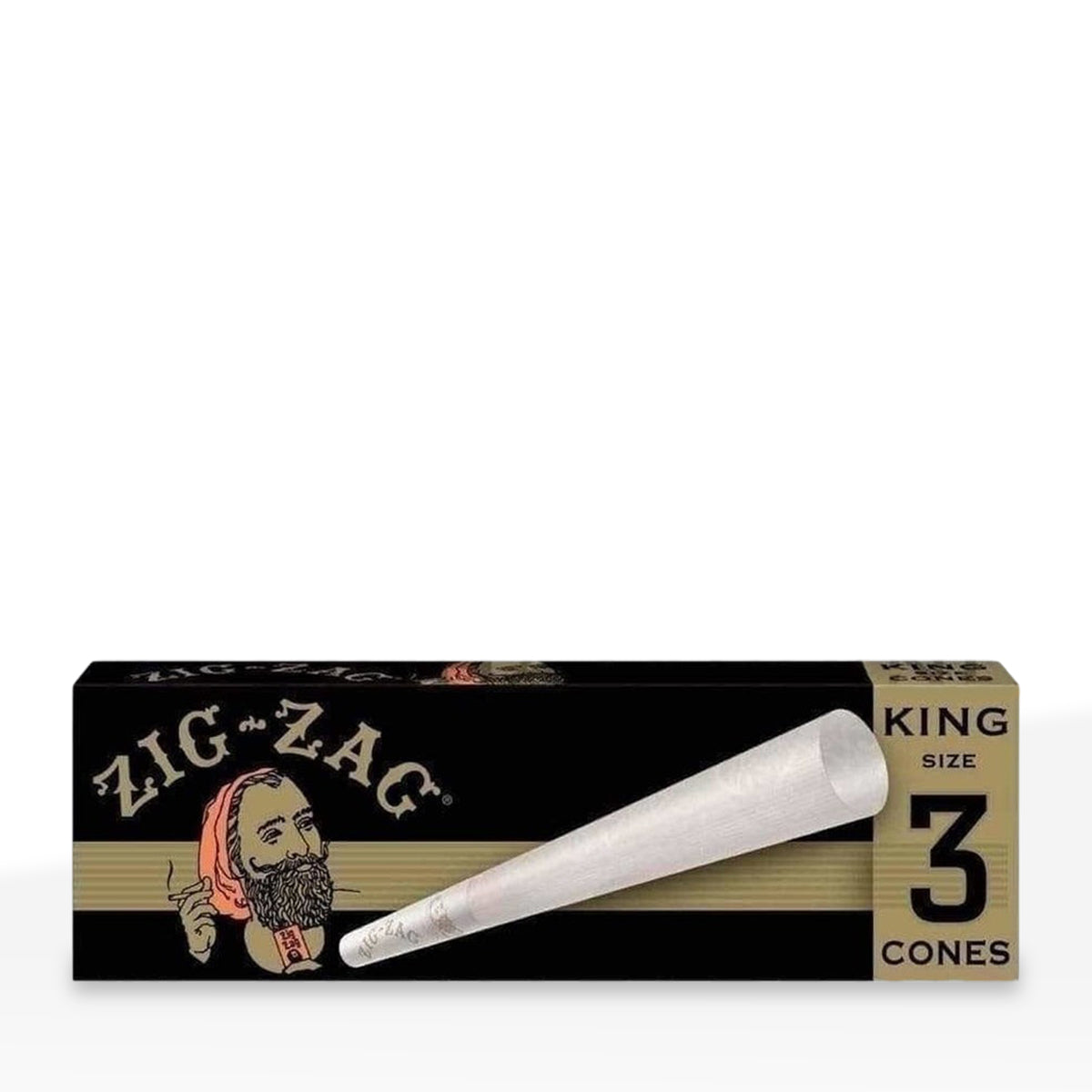 Zig-Zag® | Pre-Rolled Cones King Size | 109mm - Classic White - 36 Count