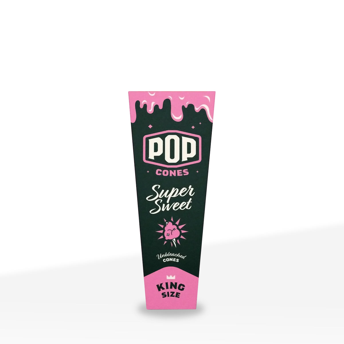 Pop Cones | Pre-Rolled King Size 3-Pack Unbleached Cones | 109mm - Various Flavors - 24 Count - Biohazard Inc