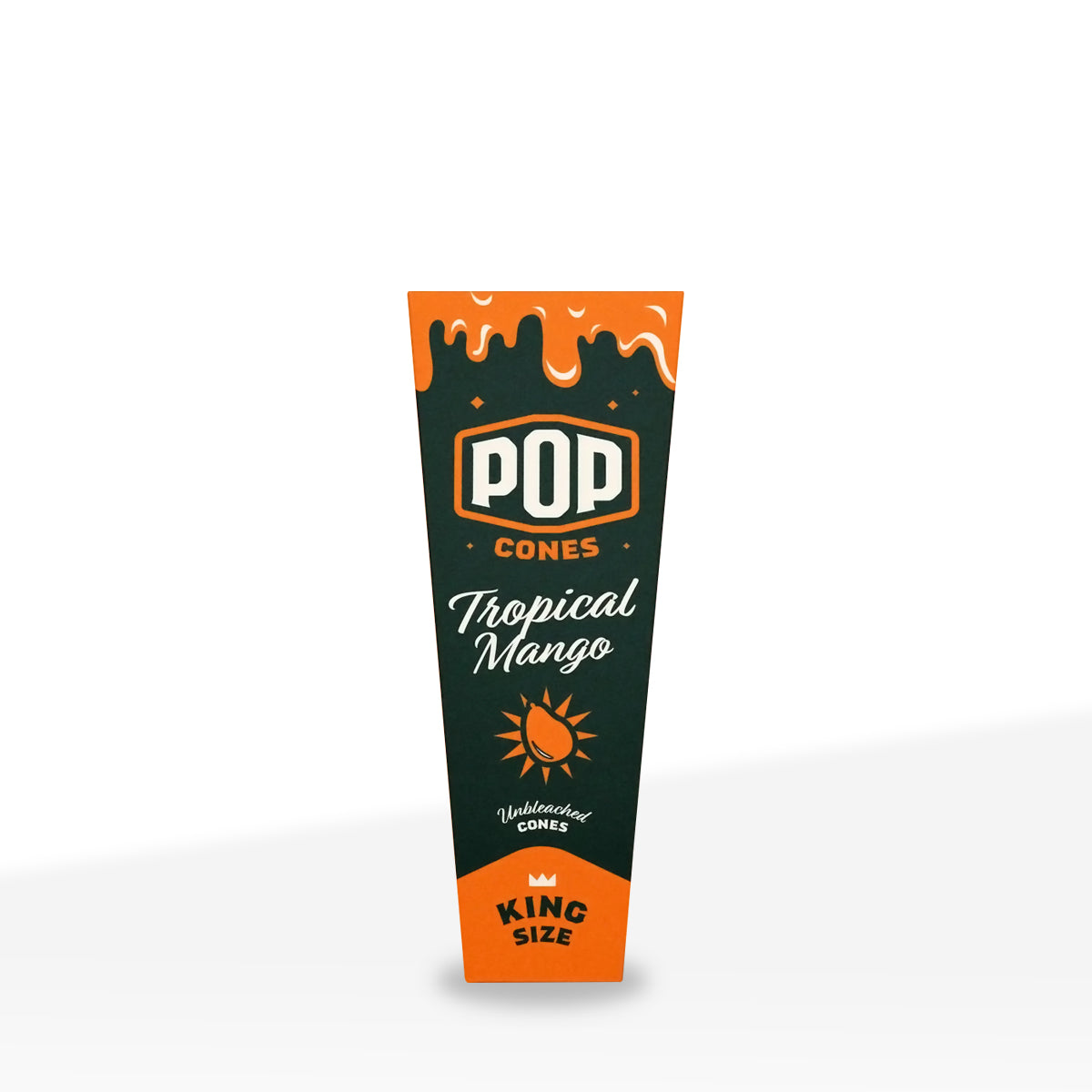 Pop Cones | Pre-Rolled King Size 3-Pack Unbleached Cones | 109mm - Various Flavors - 24 Count - Biohazard Inc