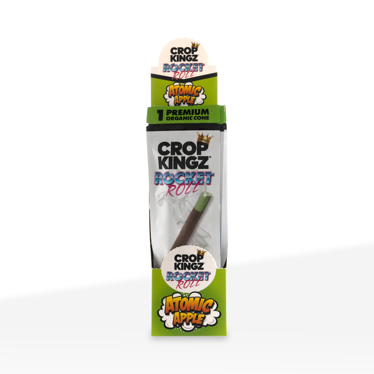 Crop Kingz | Rocket Roll Organic Hemp Wrap | Atomic Apple - 15 Count
