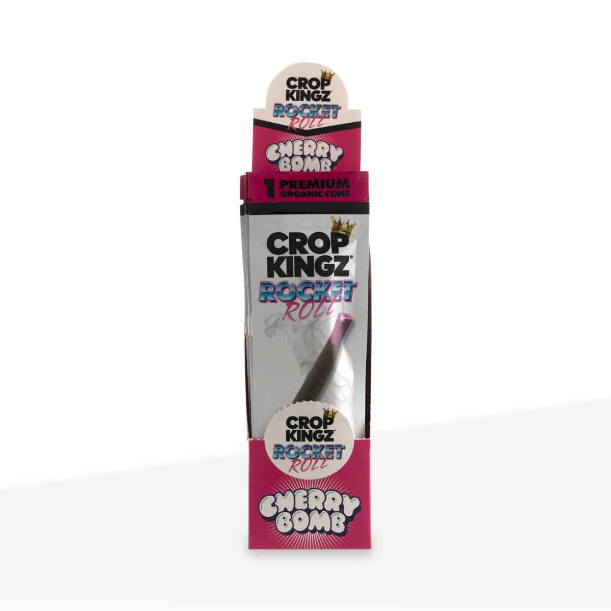 Crop Kingz | Rocket Roll Organic Hemp Wrap | Cherry Bomb - 15 Count