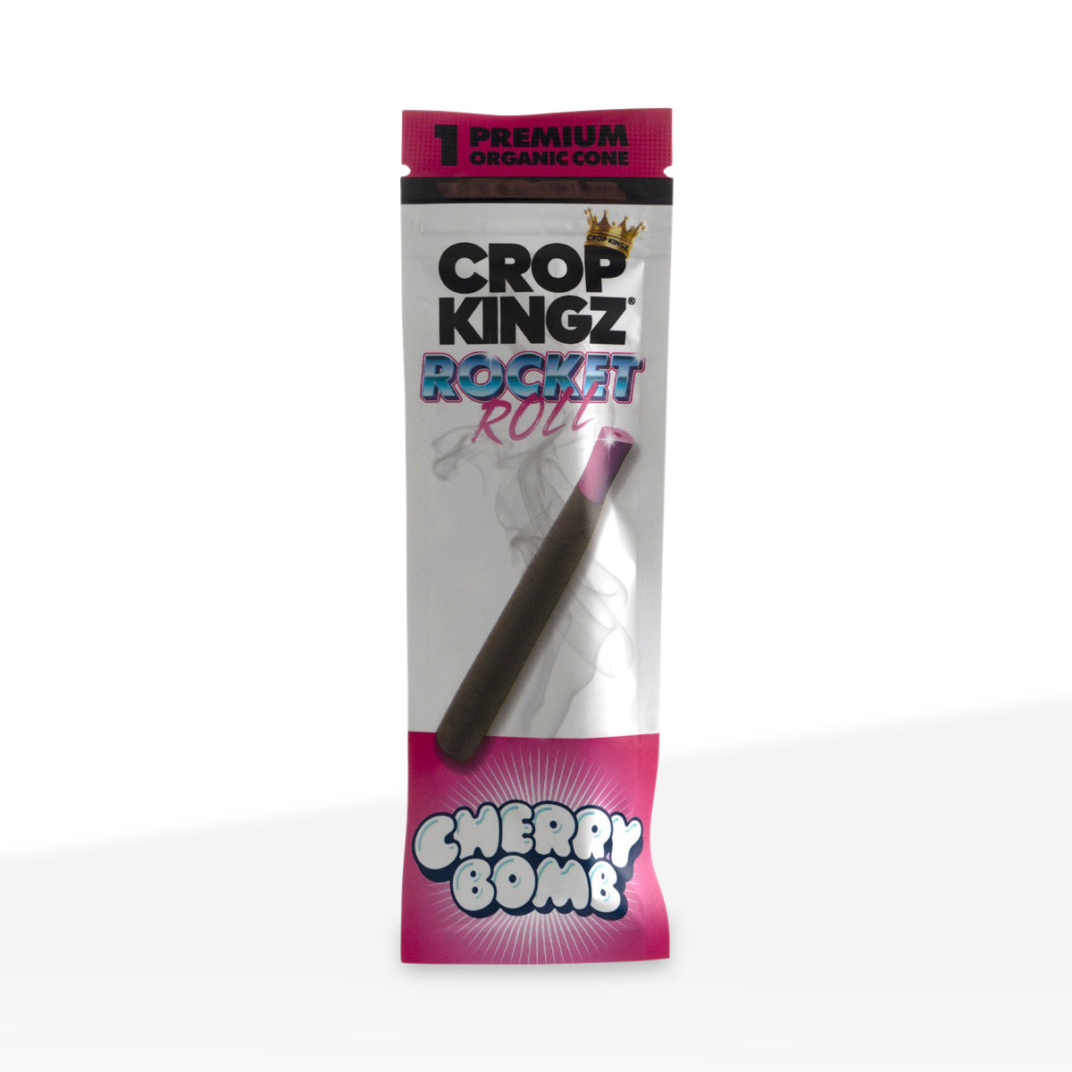 Crop Kingz | Rocket Roll Organic Hemp Wrap | Cherry Bomb - 15 Count