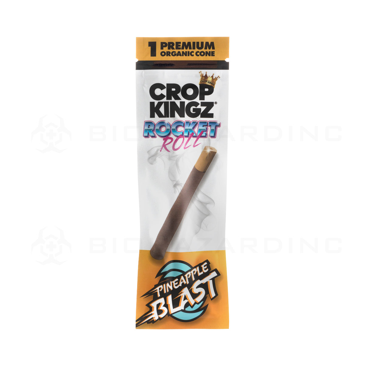 Crop Kingz | Rocket Roll Organic Hemp Wrap | Pineapple Blast - 15 Count