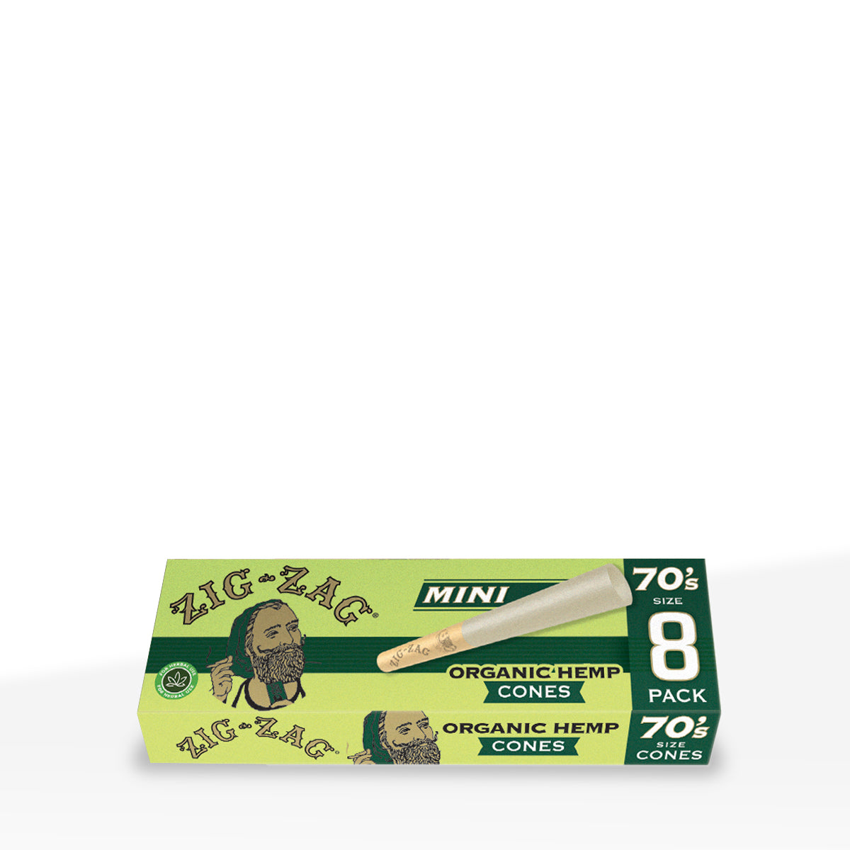 Zig-Zag® | Organic Hemp Pre-Rolled Cones | Various Sizes - Organic Hemp - Various Counts - Biohazard Inc - Mini Dogwalker - 70mm - 18 Count