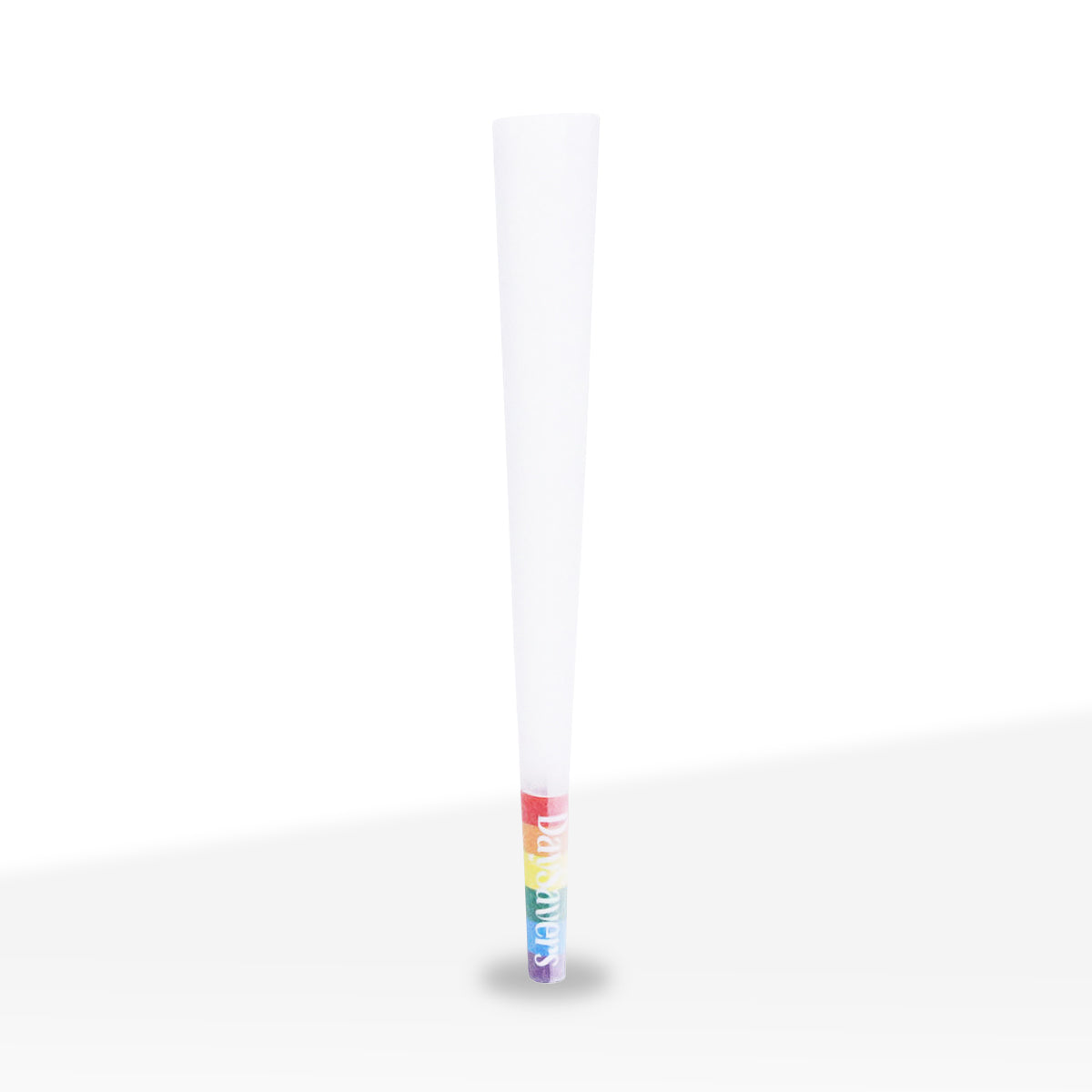 DaySavers | King Size Pre-Rolled Cones w/ Rainbow Tips | 109mm - White - 20 Count - Biohazard Inc