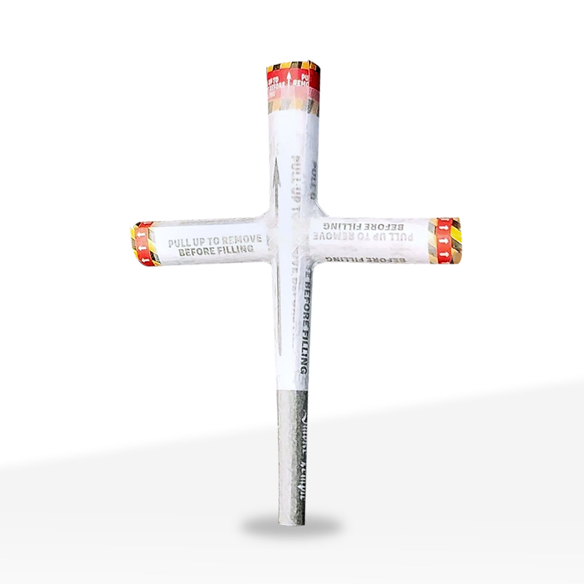 Smoke Temple | 1¼ Size Cross Pre-Rolled Cones | 84mm - White - 13 Count - Biohazard Inc