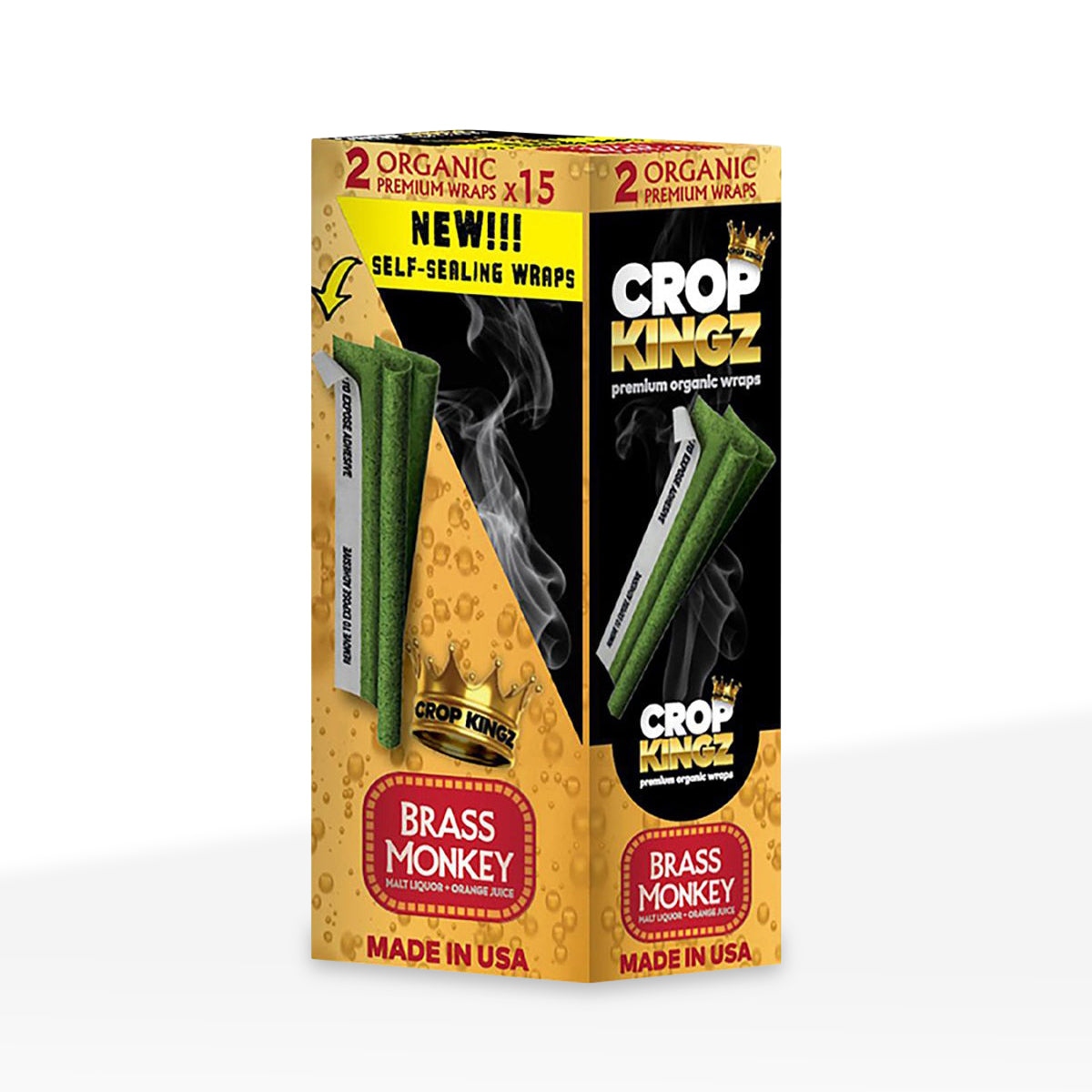 Crop Kingz | Organic Hemp Wraps | Various Flavors - 15 Count