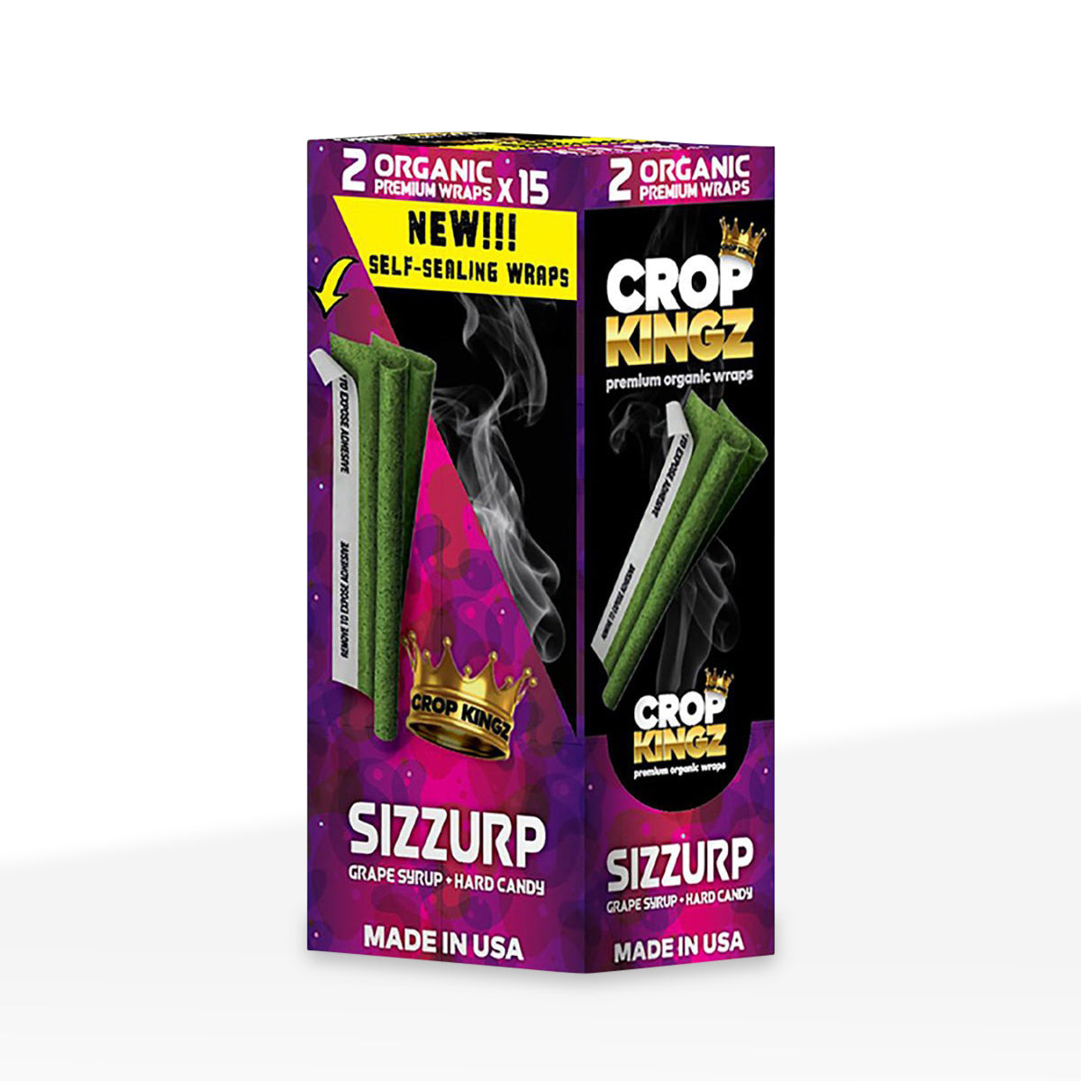 Crop Kingz | Organic Hemp Wraps | Various Flavors - 15 Count