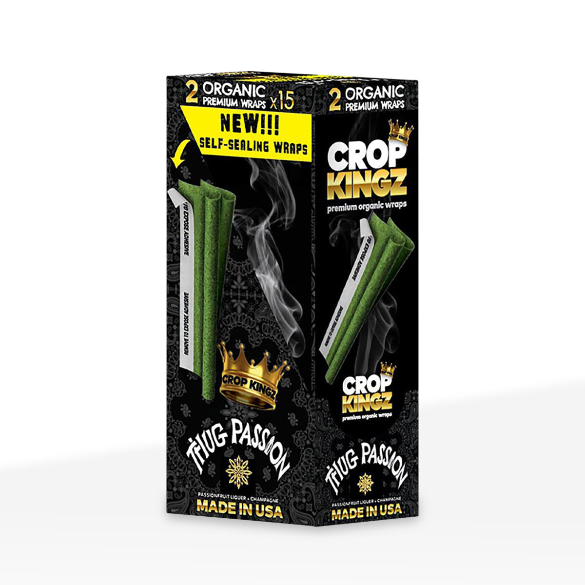 Crop Kingz | Organic Hemp Wraps | Various Flavors - 15 Count