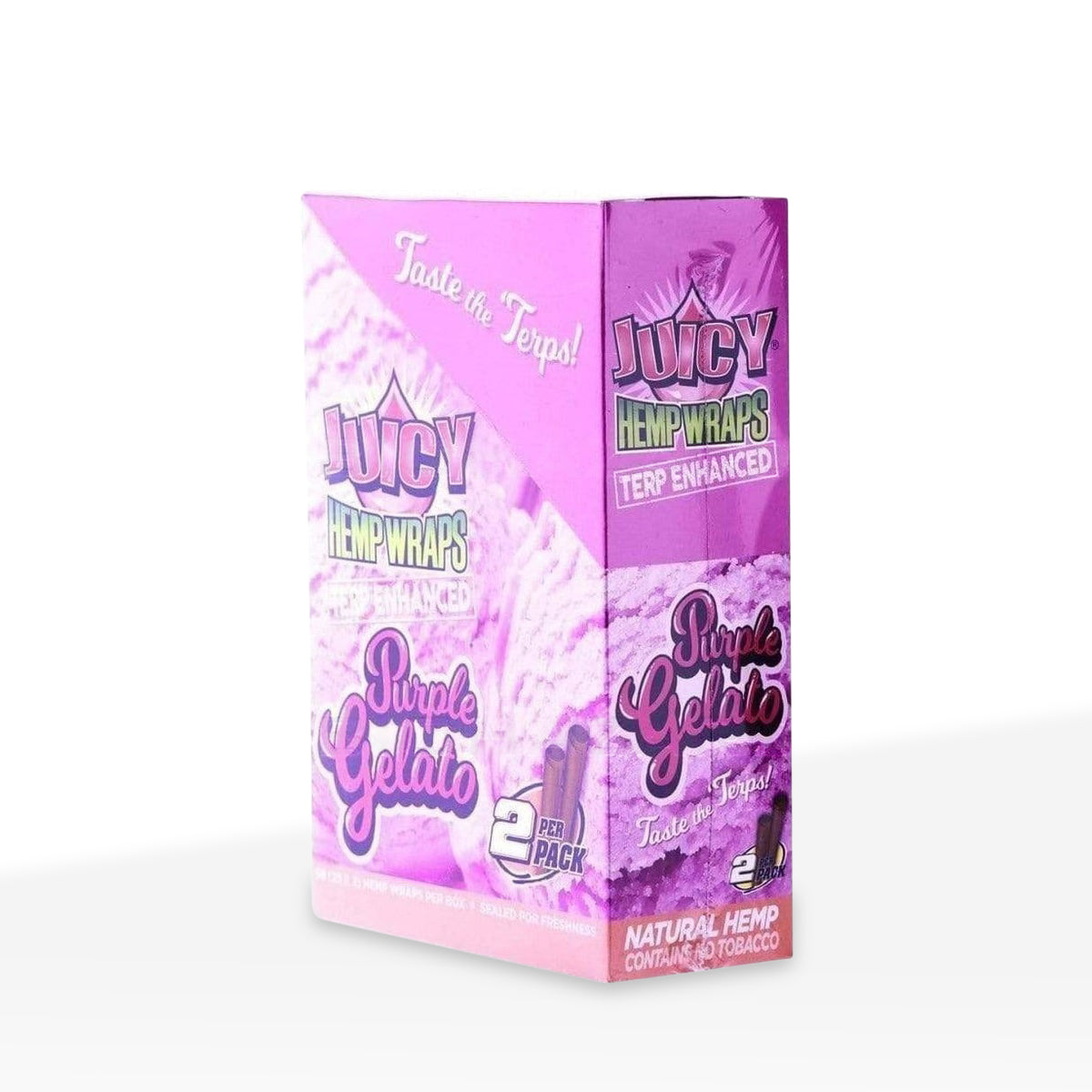 Juicy Jay's® | Hemp Blunt Wraps | Purple Gelato - 25 Count