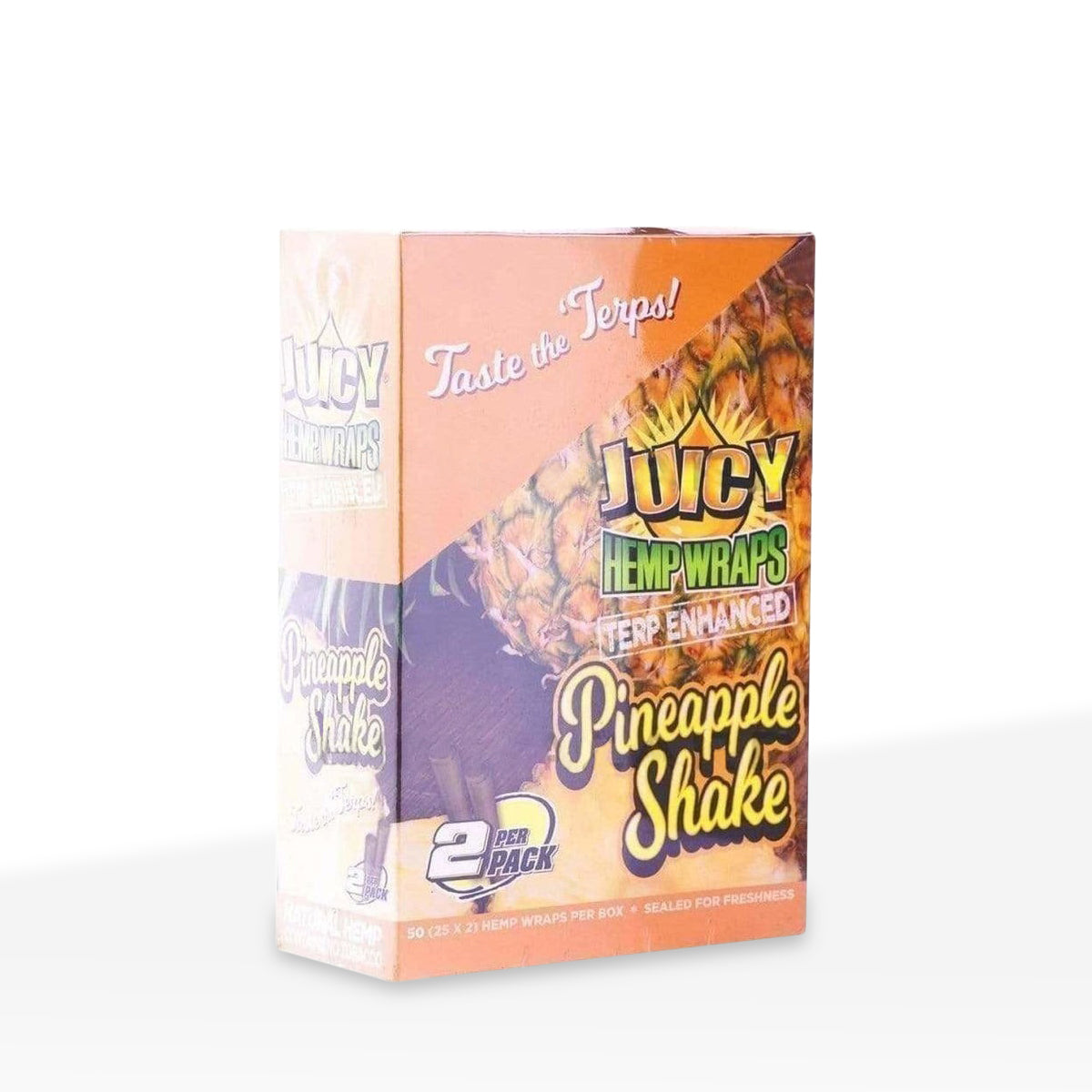 Juicy Jay's® | Hemp Blunt Wraps | Pineapple Shake - 25 count