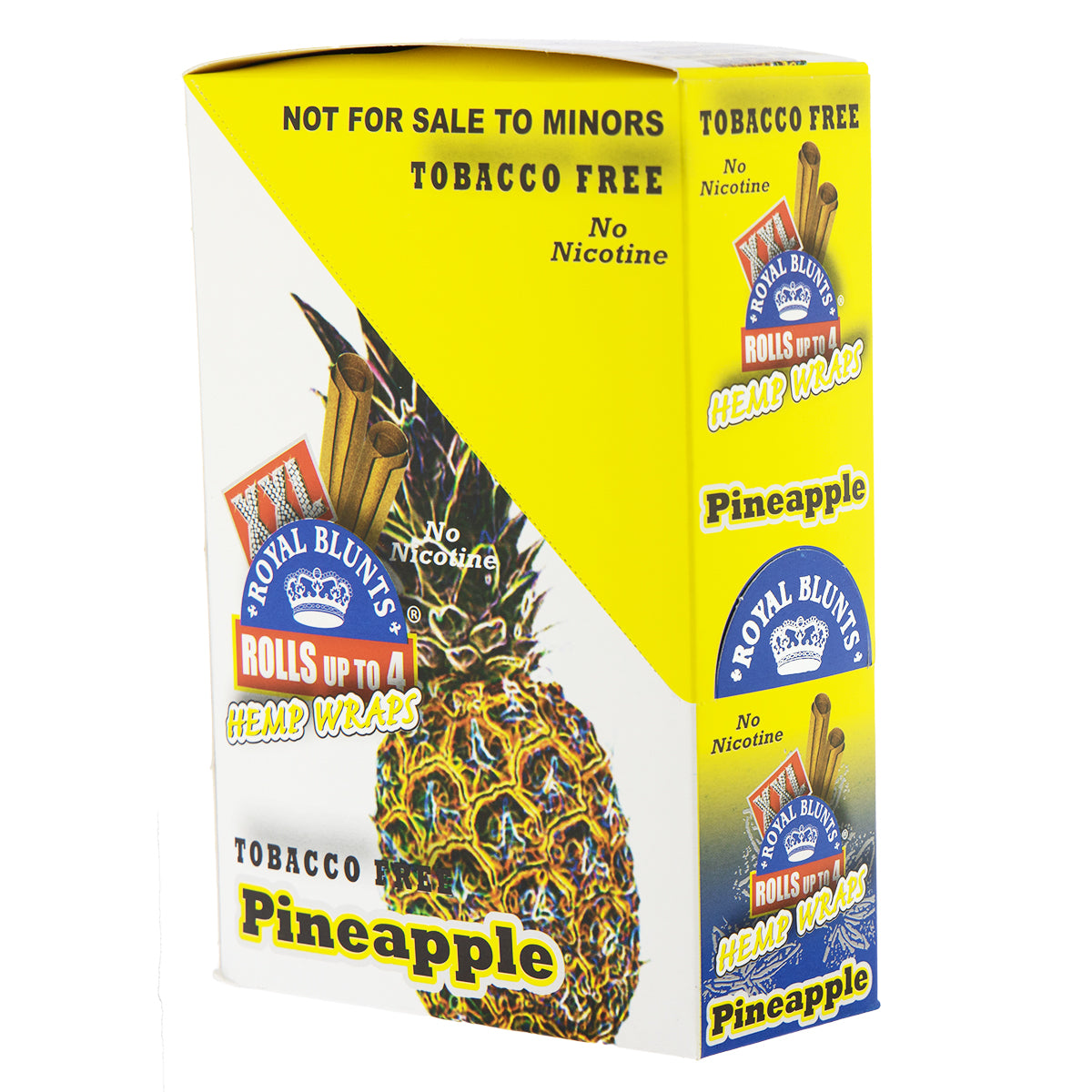 Royal Blunts® | XXL Hemp Wraps | Pineapple - 25 Count