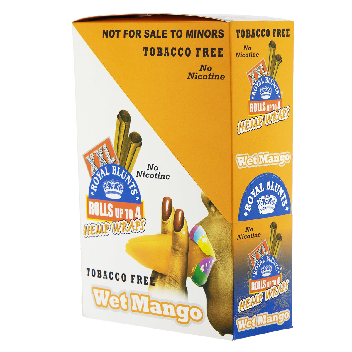 Royal Blunts® | XXL Hemp Wraps | Wet Mango - 25 Count