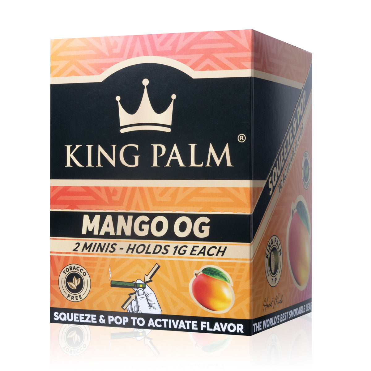 King Palm™ | Mini 2-Pack Rolls | 84mm - Various Flavors - 20 Count