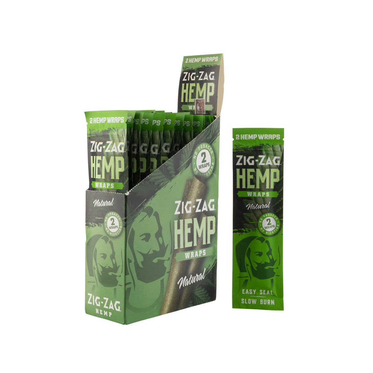 Zig-Zag® | Non Pre-Priced Hemp Blunt Wraps | 105mm - Various Flavors - 25 Count