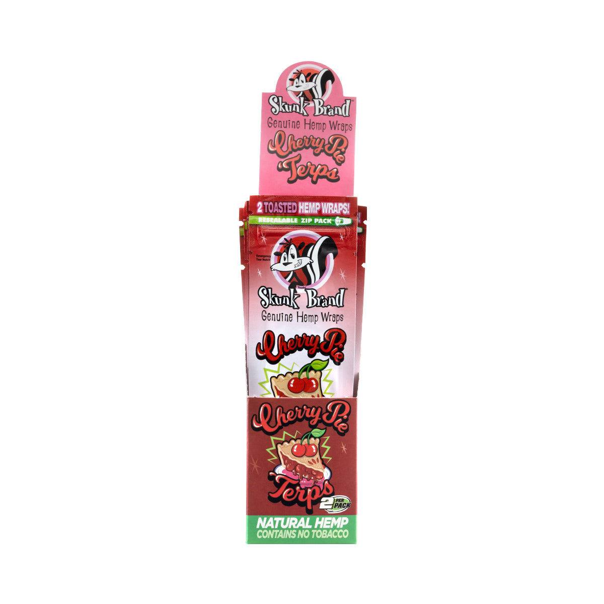 SKUNK BRAND | Terp Hemp Wraps | CHERRY PIE - 25 Count