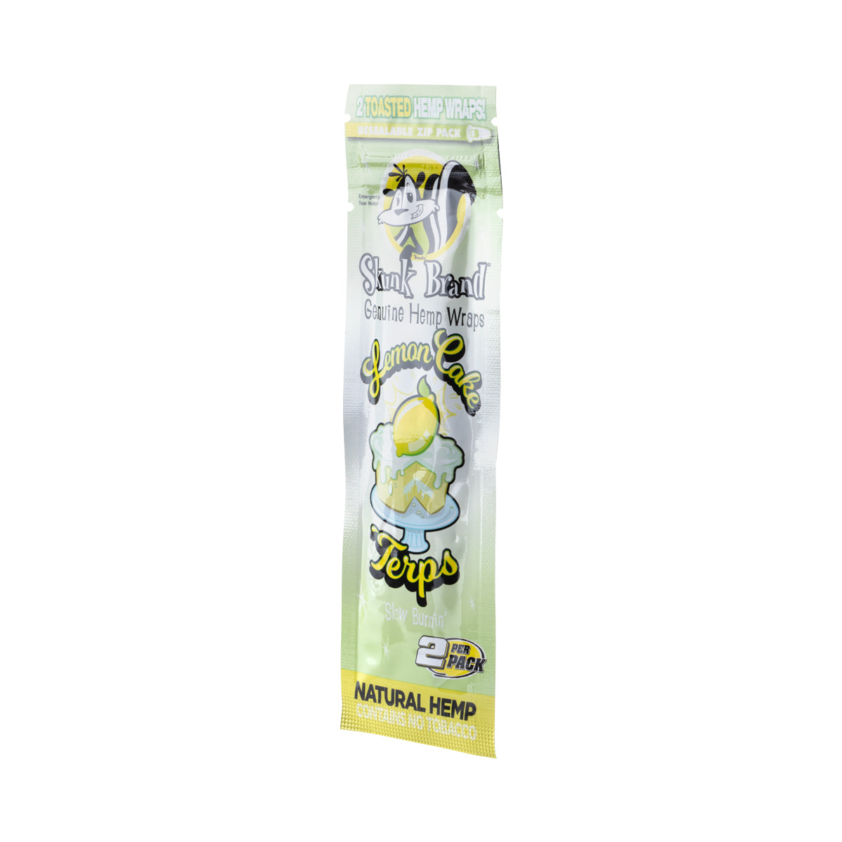 SKUNK BRAND | Terp Hemp Wraps | LEMON CAKE - 25 Count