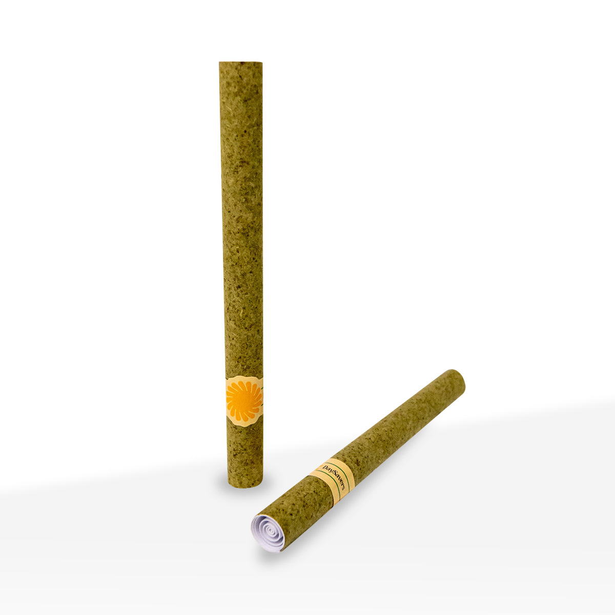 DaySavers | 1¼ Size Pre-Rolled Blunt Wraps w/ Spiral Tips | Various Styles - 84mm - 22 Count - Biohazard Inc - Green Hemp Blunt Wraps