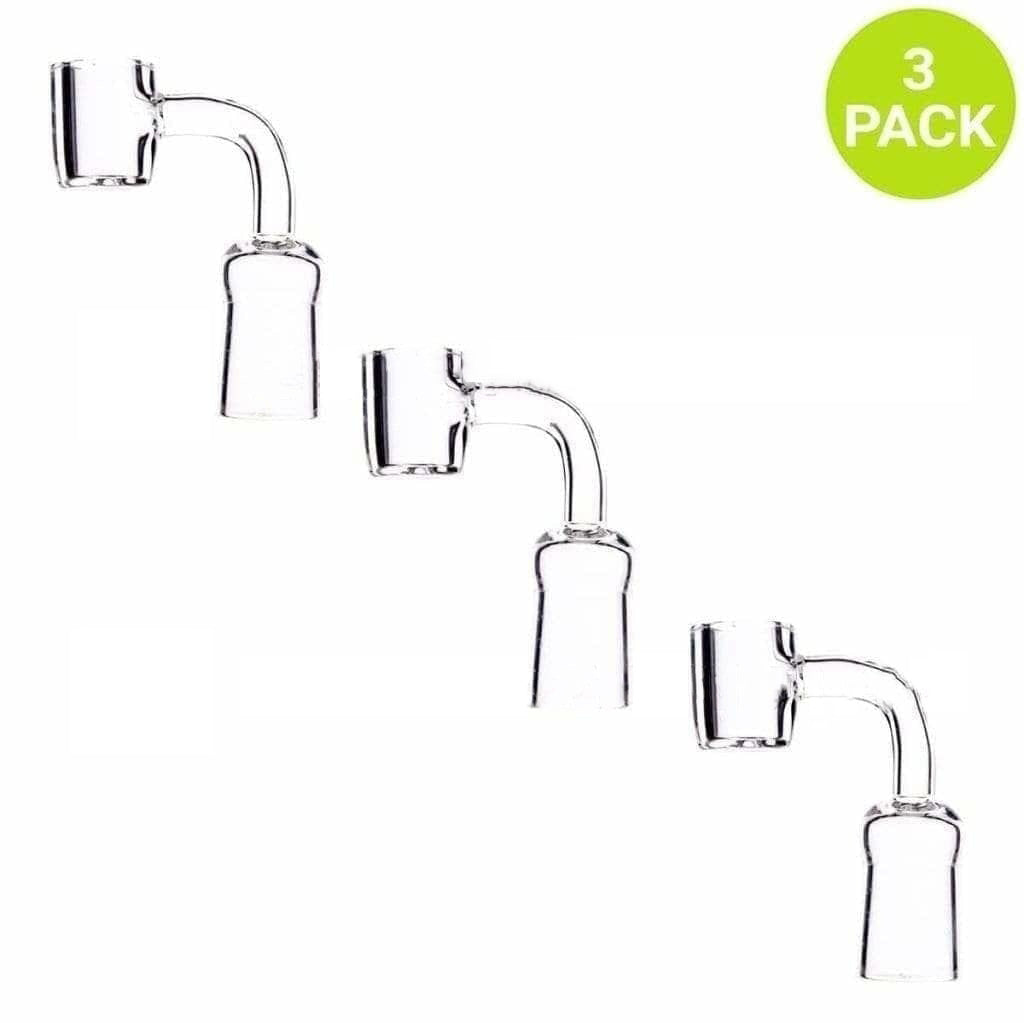 Banger | Quartz Banger 90° | 19mm - Female - 3 Count - Biohazard Inc