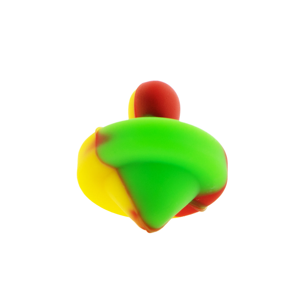 Carb Cap | Silicone Directional Spin Top Carb Cap | Assorted Colors - 10 Count