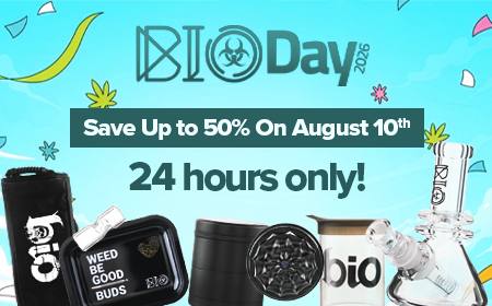 Join us for 2026's BIO Day - 24 hours only! Save up to 50% on BIO Glass products on August 10th, 2026 only at Biohazard Inc.