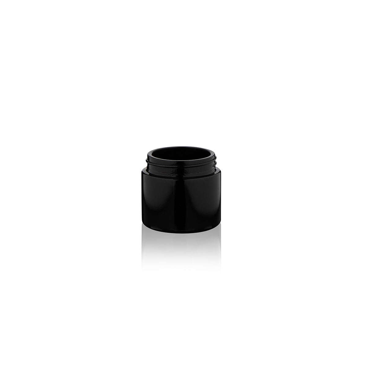 Glass Concentrate Jar | Child Resistant Straight Sided w/ Flush Caps | Various Sizes - Black - Various Counts