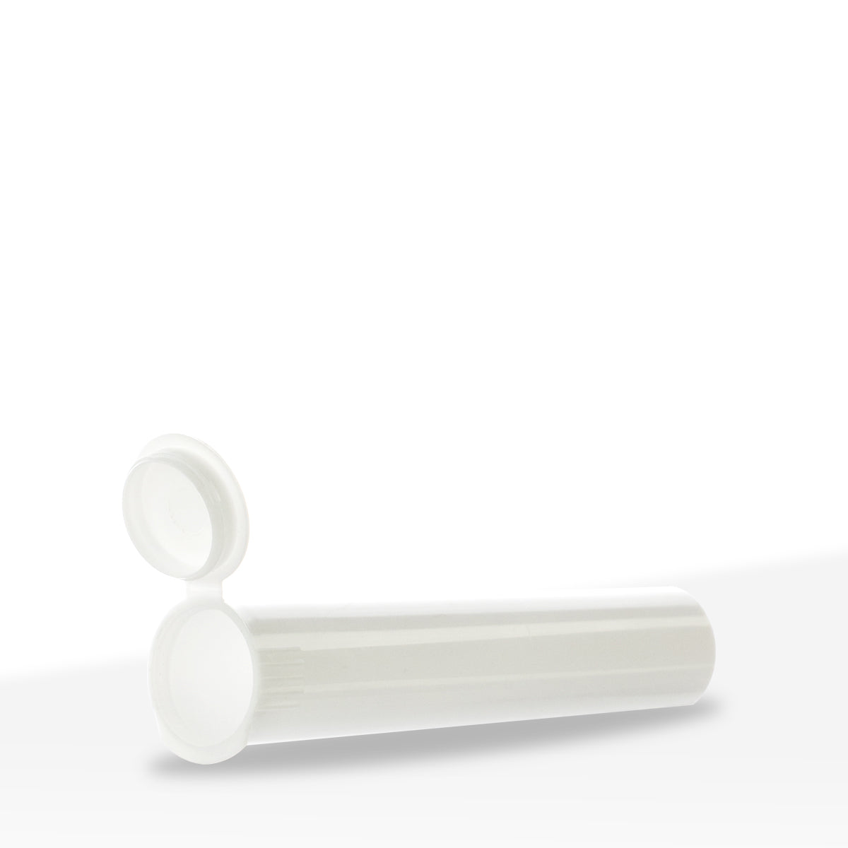 Child Resistant | Pop Top Plastic Cart Tubes | 71mm - Opaque White - 1,000 Count