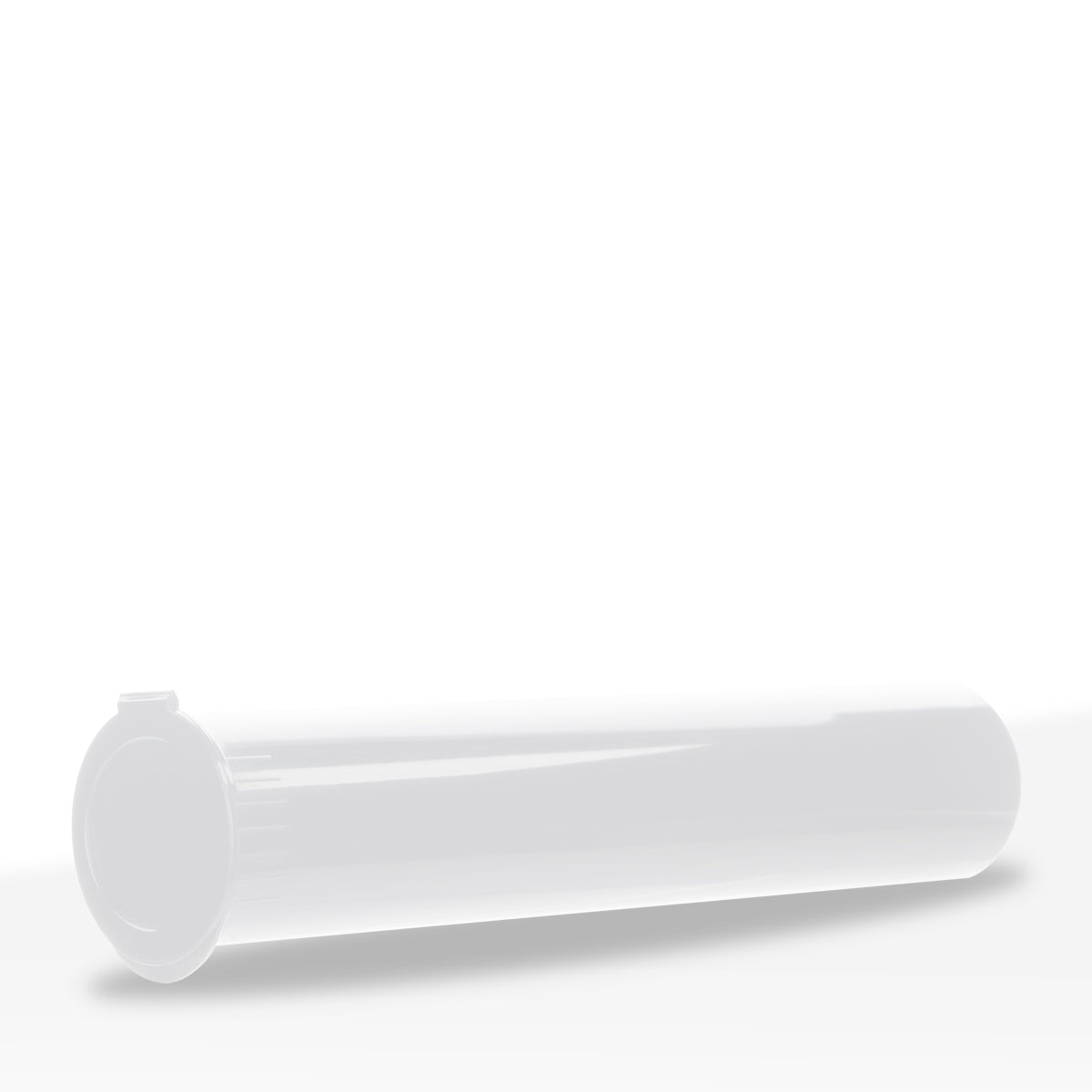 Child-Resistant | Plastic Pre-Roll Tubes | 98mm - Opaque White - 1000 Count - Biohazard Inc