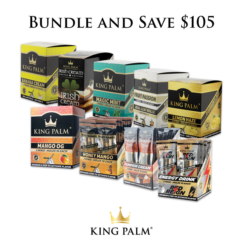 King Palm | Limited Bundle Mini Size Wraps | 9 Flavor Bundle
