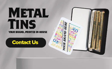 Get custom printed metal tins, all here at BioHazard Inc. Contact us for a free quote today!