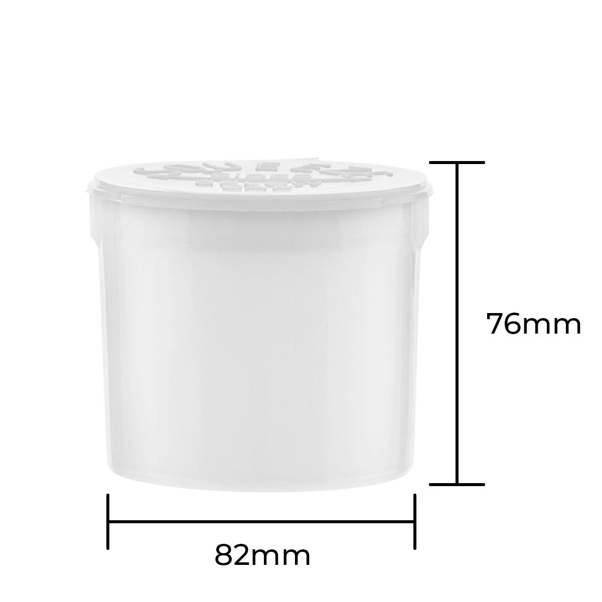 Child-Resistant Plastic Pop Top Bottles | 90 Dram - 28 Grams - 45 Coun