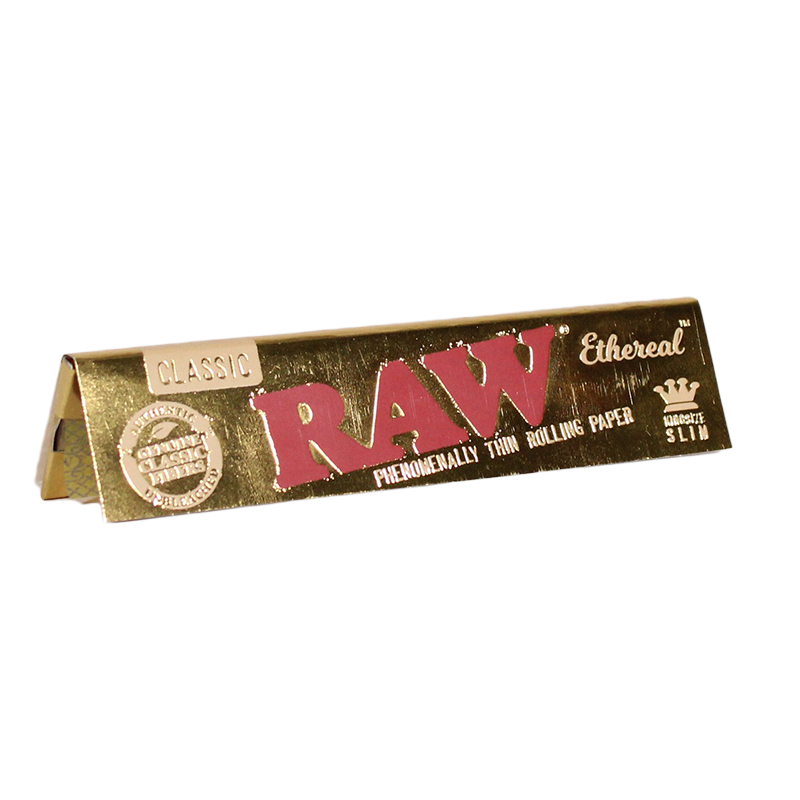 RAW Rolling Papers | Ethereal Ultra-Thin | Various Sizes - Brown - 24 Count