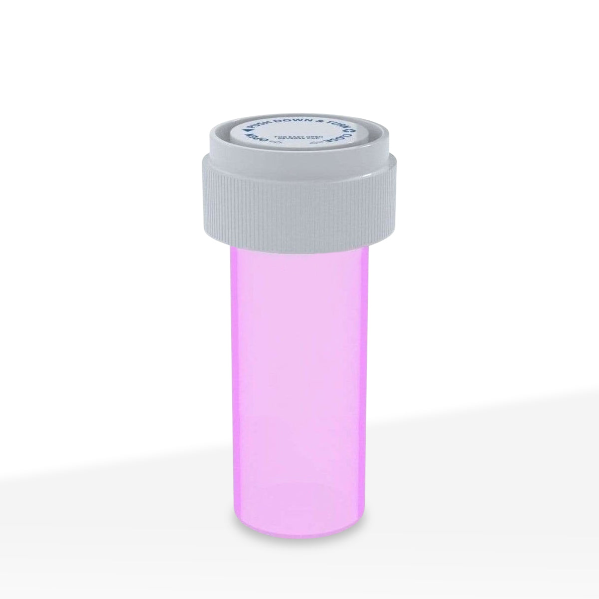 Child Resistant | Translucent Pink Reversible Cap Vials | 8 Dram - 1 Gram - 410 Count