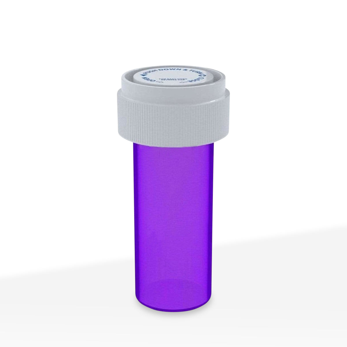 Child Resistant | Translucent Purple Reversible Cap Vials | 8 Dram - 1 Gram - 410 Count