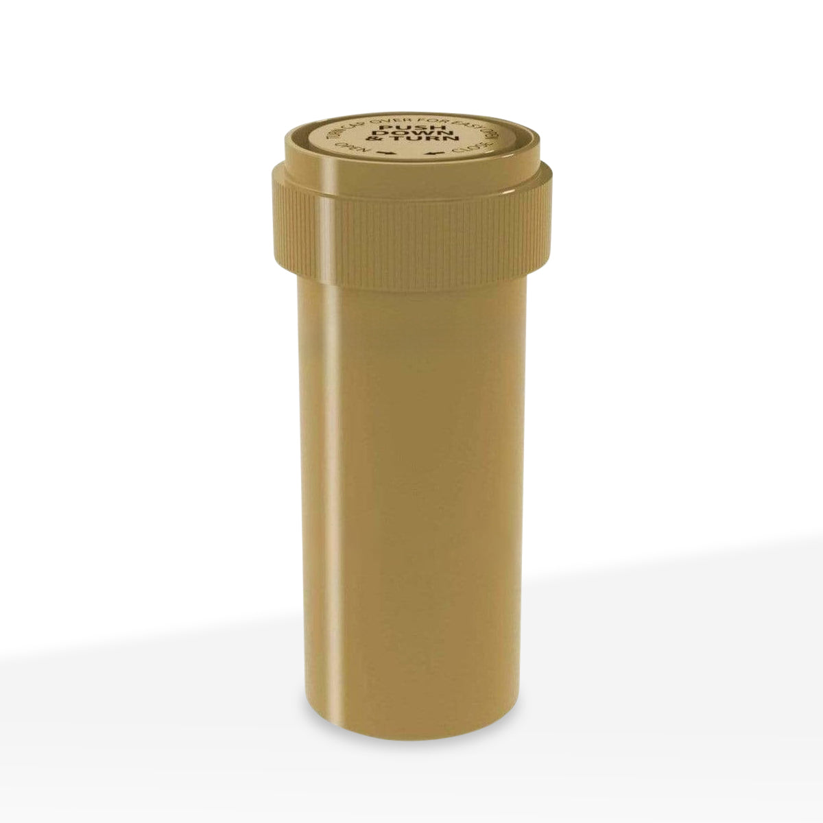 Child Resistant | Opaque Gold Reversible Cap Vials | 16 Dram - 3 Grams - 230 Count