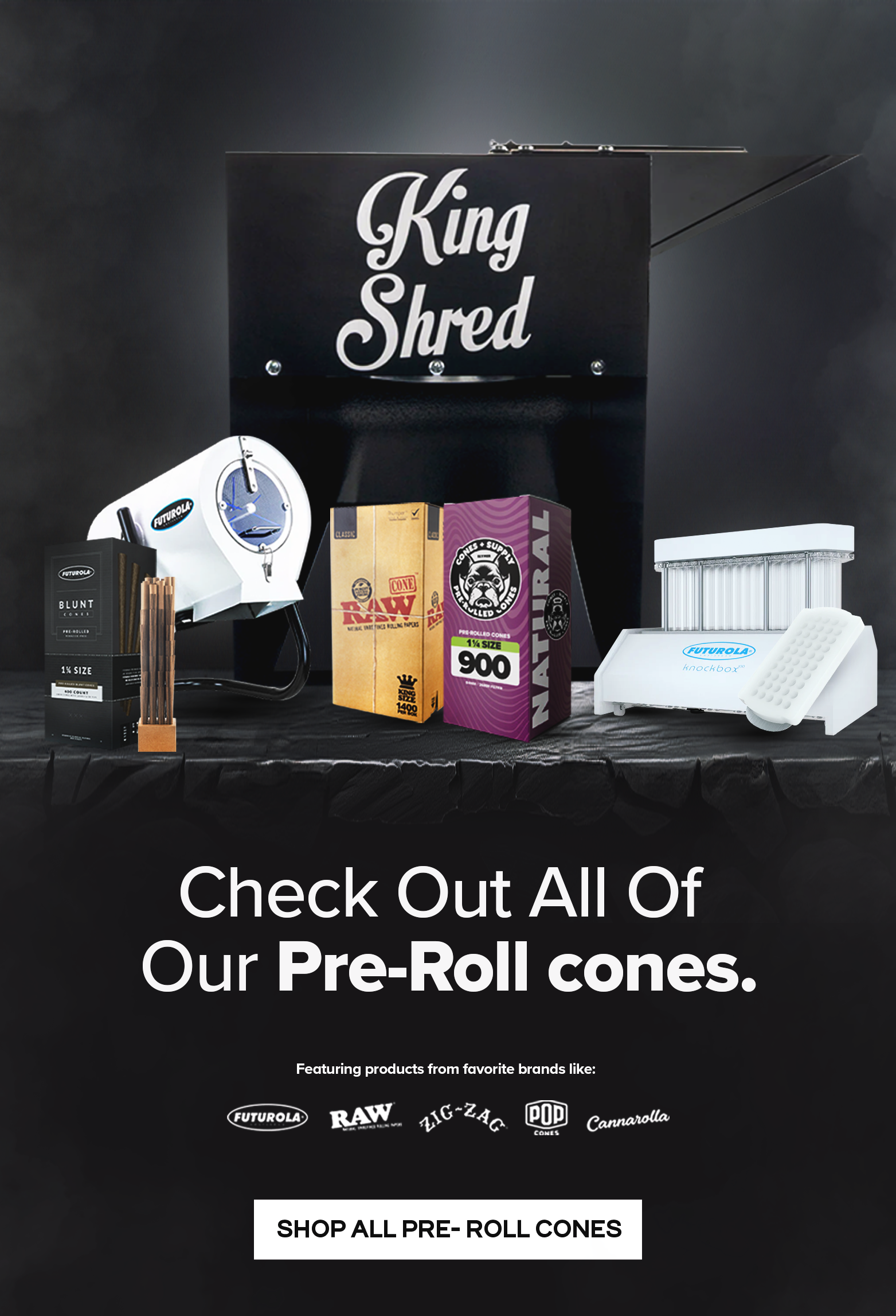 Bulk Pre Roll Cones Banner