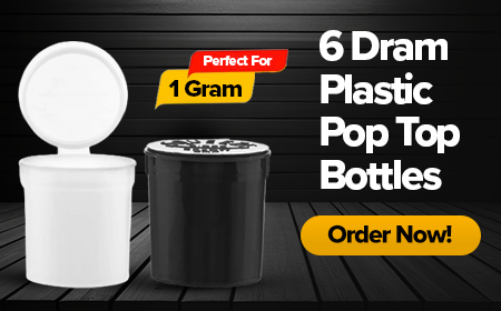 Order our 6 Dram Plastic Pop Top Bottles from Biohazard Inc today! Perfect for 1 gram.