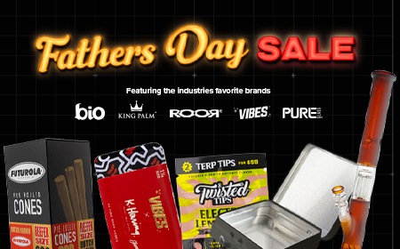 Join Biohazard Inc for our 2026 Fathers' Day Sale! Featuring the industries favorite brands: BIO Glass, King Palm, RooR, Vibes, and PURE Glass