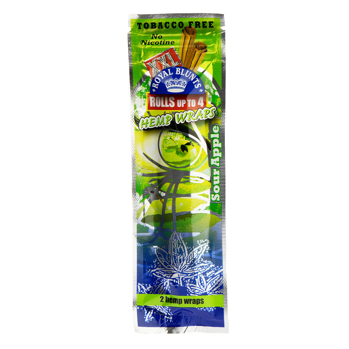 Royal Blunts® | XXL Hemp Wraps | Sour Apple - 25 Count