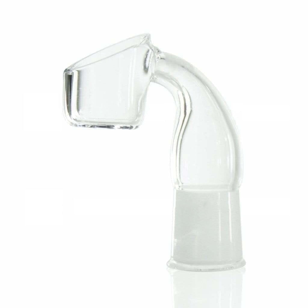 Banger | Quartz Banger Slant Frosted Joint | 14mm - Female - Biohazard Inc
