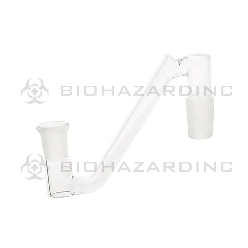 Drop Down | 14mm Female / 19mm Male | Various Styles Glass Drop Down Biohazard Inc Drop Down Enlarger/Reducer  