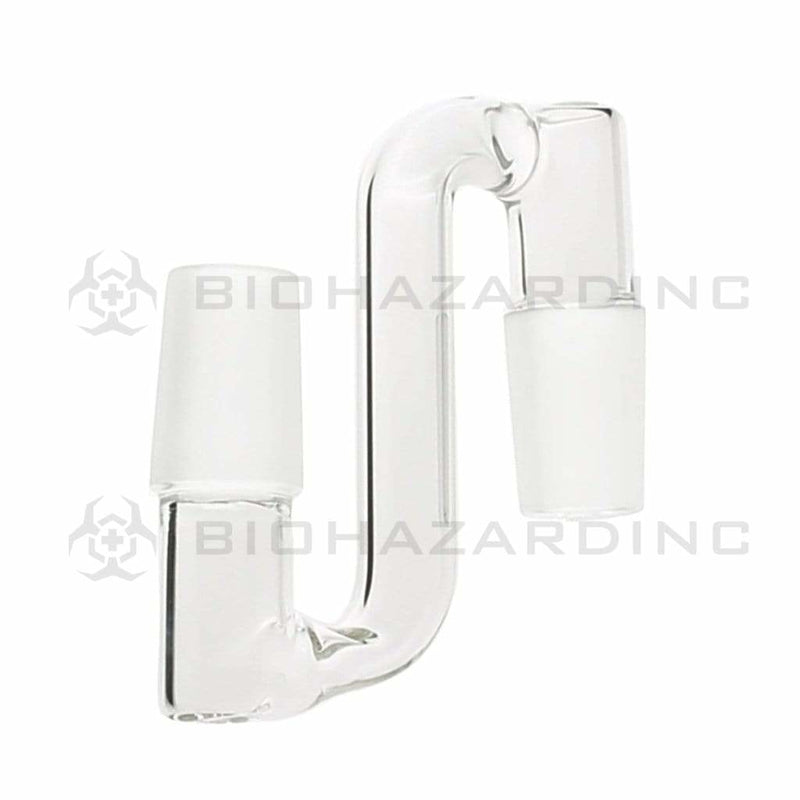 Drop Down | 14mm Female / 14mm Female | Various Styles Glass Drop Down Biohazard Inc Drop Down 90° Enlarger/Reducer  