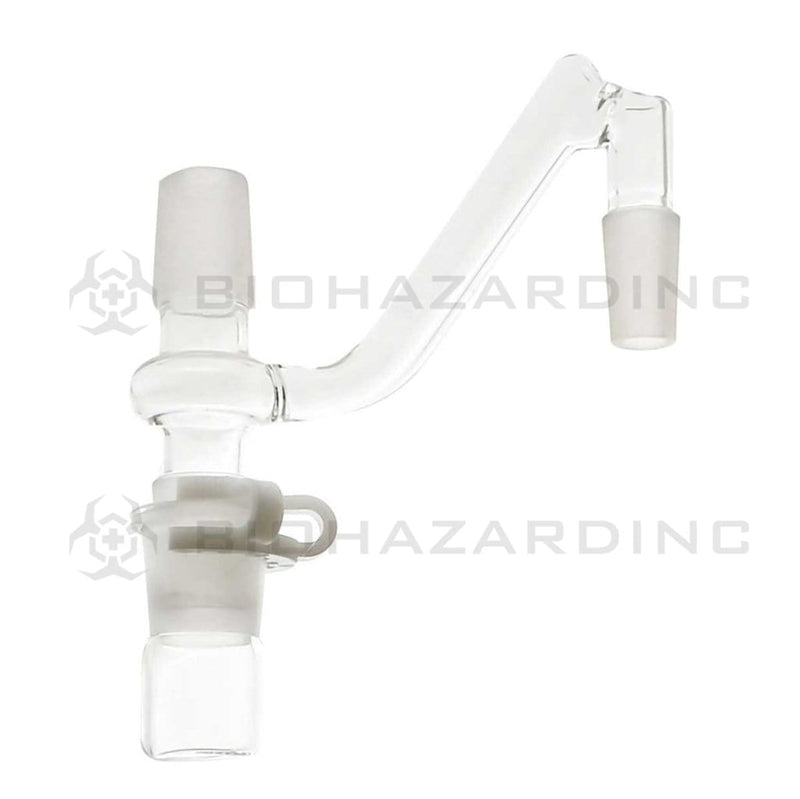 Drop Down | w/ Reclaim - 14mm Male / 19mm Male Glass Drop Down Biohazard Inc   