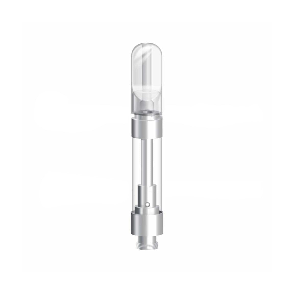 Vape Cartridge | Glass / Metal Ceramic Coil w/ Plastic Mouth tip | 1ml - Screw On - 100 Count