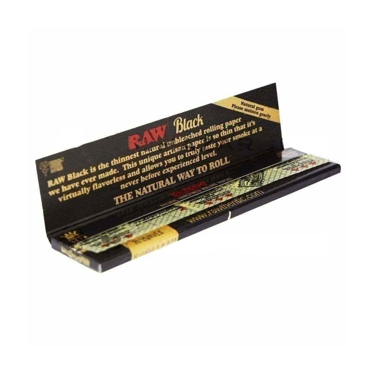 RAW® | Black Rolling Paper | Various Sizes - Brown - Various Counts