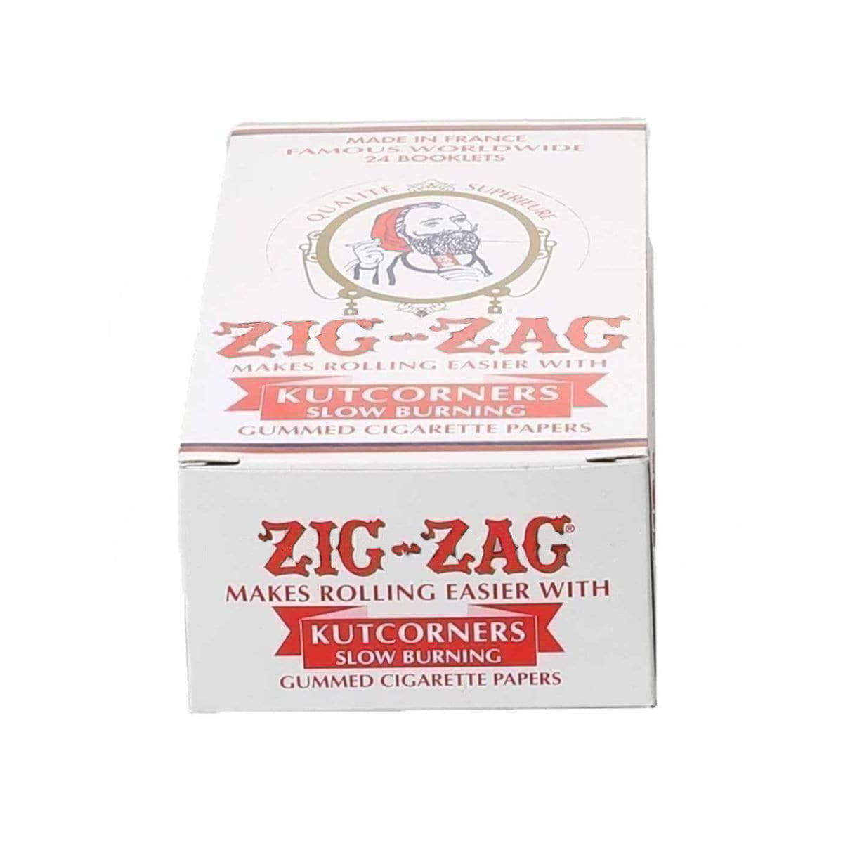 Zig-Zag® | Single Wide Kutcorners Rolling Paper | 70mm - White - 24 Count